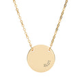Engraved Slut Necklace 18k Gold / stainless steel