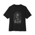 I'm Not Your Saint Tee — Gothic Oversized Boxy T-Shirt