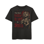 "This Black Little Heart Is Stolen" Acid Wash Gothic Tee