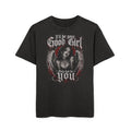 Men's Acid-Wash Graphic Tee — "I'll Be Your Good Girl" Gothic Angel Shirt