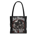 Gothic "Bad Monday - Don't Touch My Shit" Tote Bag