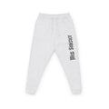 Embroidered 'Miss Sinister' Fleece Joggers — Gothic Script Sweatpants
