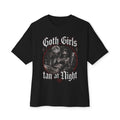 Goth Girls Tan at Night Tee — Gothic Vampire Vintage Graphic Shirt