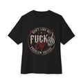 Graphic Tee - "Don't Like Me? F*** Off" Skull Hand Vintage Distressed T-Shirt