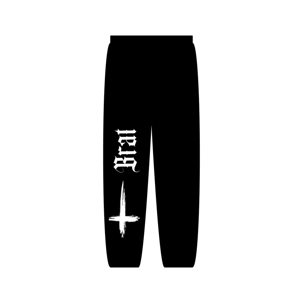 Gothic 'Brat' Sweatpants — Black Streetwear Joggers