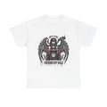 T-Shirt — Gothic Angel Graphic "I Burned My Halo" Dark Winged Design