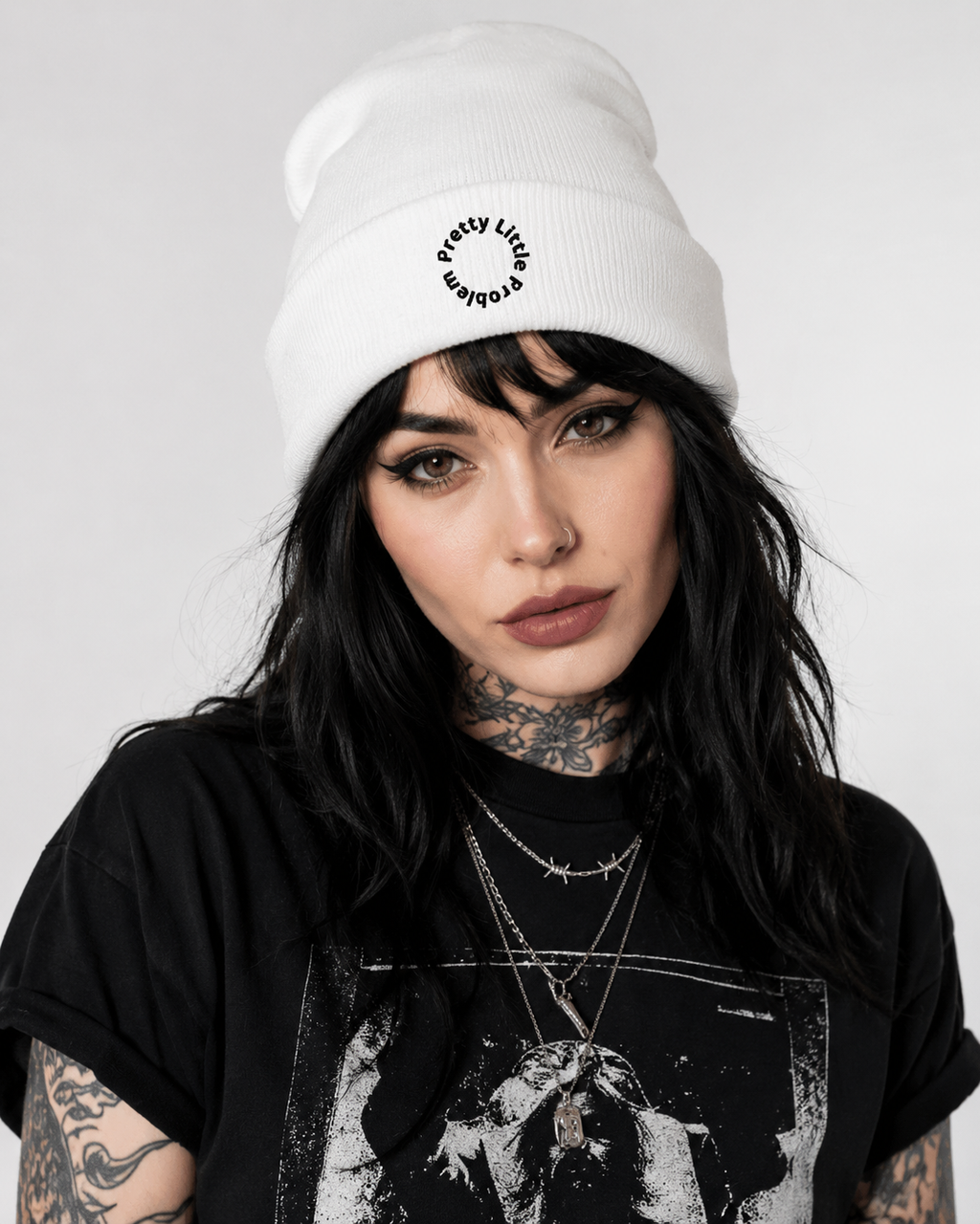 Pretty Little Problem Cuffed Beanie