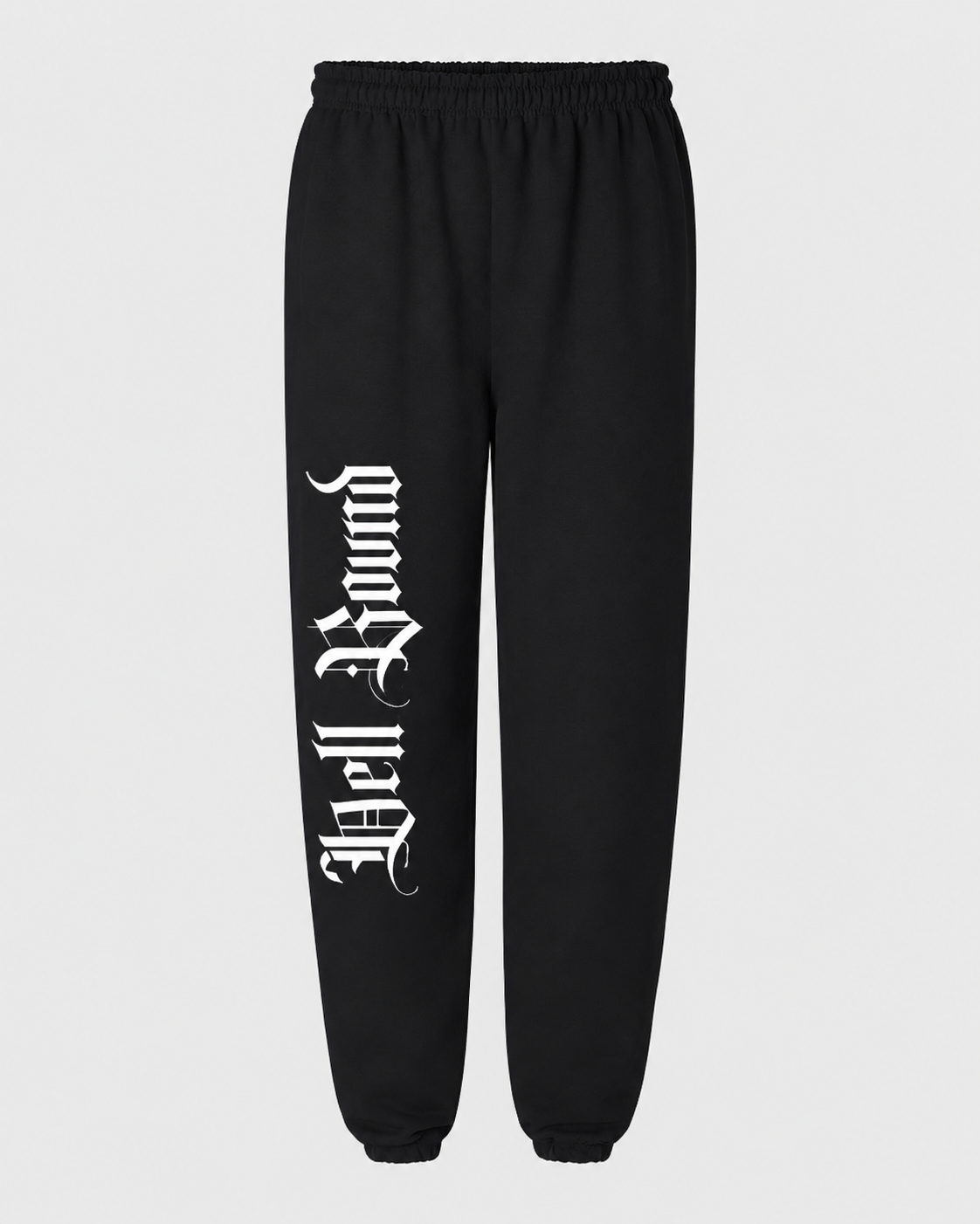 Gothic 'Hell Bound' Sweatpants — Black Streetwear Joggers